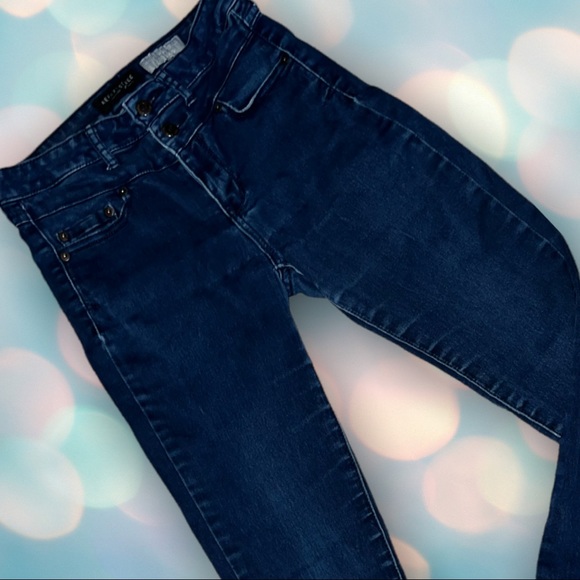 Aeropostale Women’s High Waisted Denim Jeggings Skinny Jeans Size 2 - Picture 3 of 7